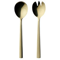 BESTECK-SET RAW 2-teilig Edelstahl   - Goldfarben, Basics, Metall (29/15/5cm) - Aida