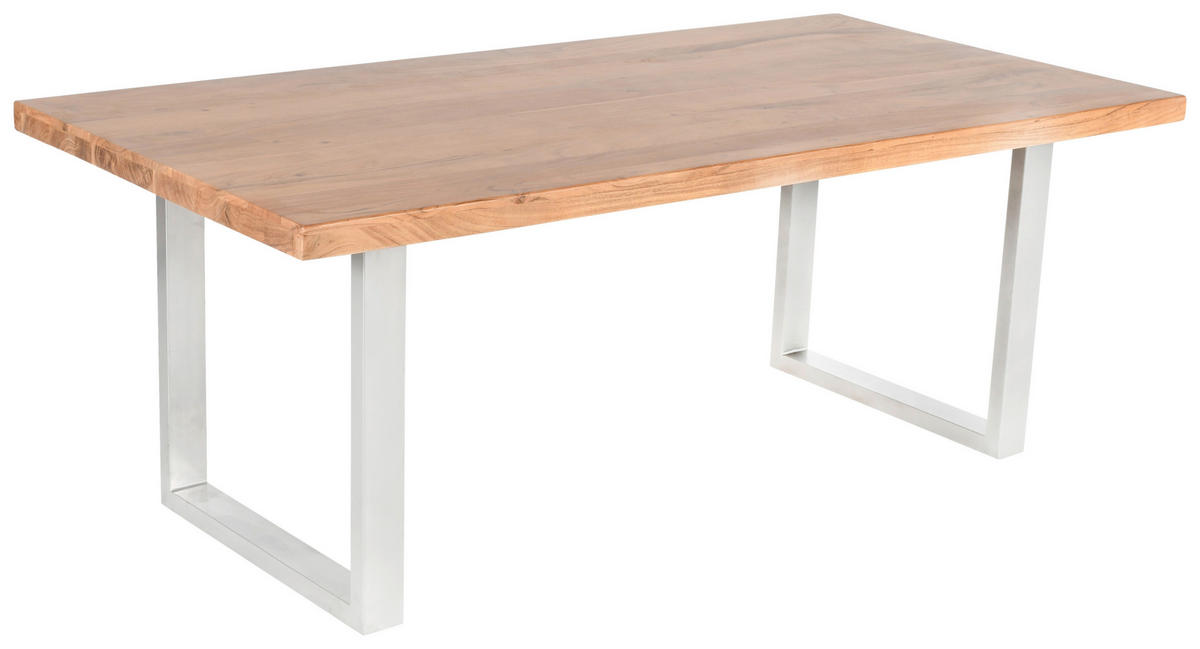 TISCHPLATTE in Holz 160/90/5,5 cm   - Akaziefarben, MODERN, Holz (160/90/5,5cm) - Boxxx