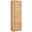 GARDEROBENSCHRANK  in 62/196/38 cm  - Wildeiche/Anthrazit, Natur, Holz/Holzwerkstoff (62/196/38cm) - Linea Natura