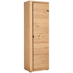 GARDEROBENSCHRANK  in 62/196/38 cm  - Wildeiche/Anthrazit, Natur, Holz/Holzwerkstoff (62/196/38cm) - Linea Natura