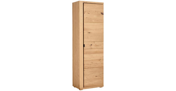 GARDEROBENSCHRANK  in 62/196/38 cm  - Wildeiche/Anthrazit, Natur, Holz/Holzwerkstoff (62/196/38cm) - Linea Natura