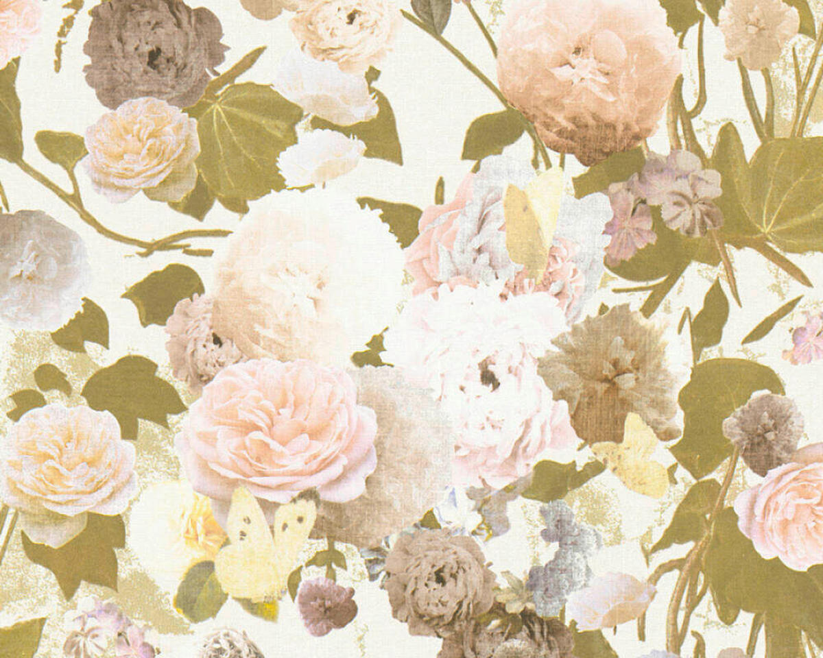 TAPETA  višebojno  - višebojno, Romantično / ladanjski, papir (53*1000cm)