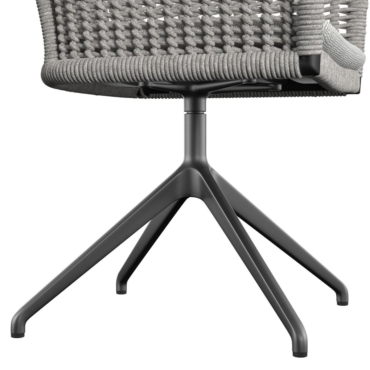 KERTI SZÉK fém, textil bézs  - bézs/antracit, Basics, textil/fém (56/78,5/62,5cm) - Amatio