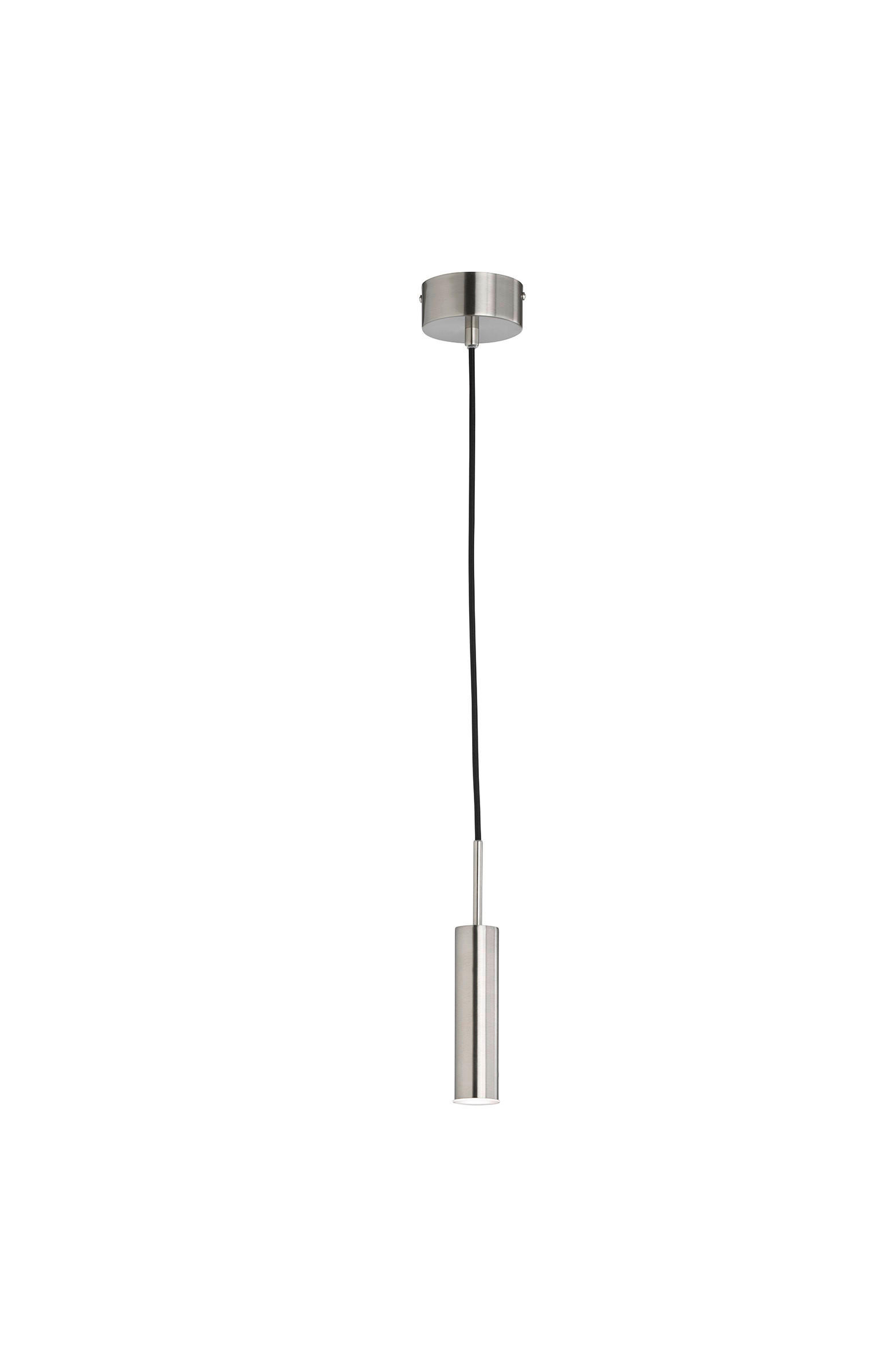 LED-HÄNGELEUCHTE 10/250 cm  - Nickelfarben, Basics, Metall (10/250cm) - Schöner Wohnen