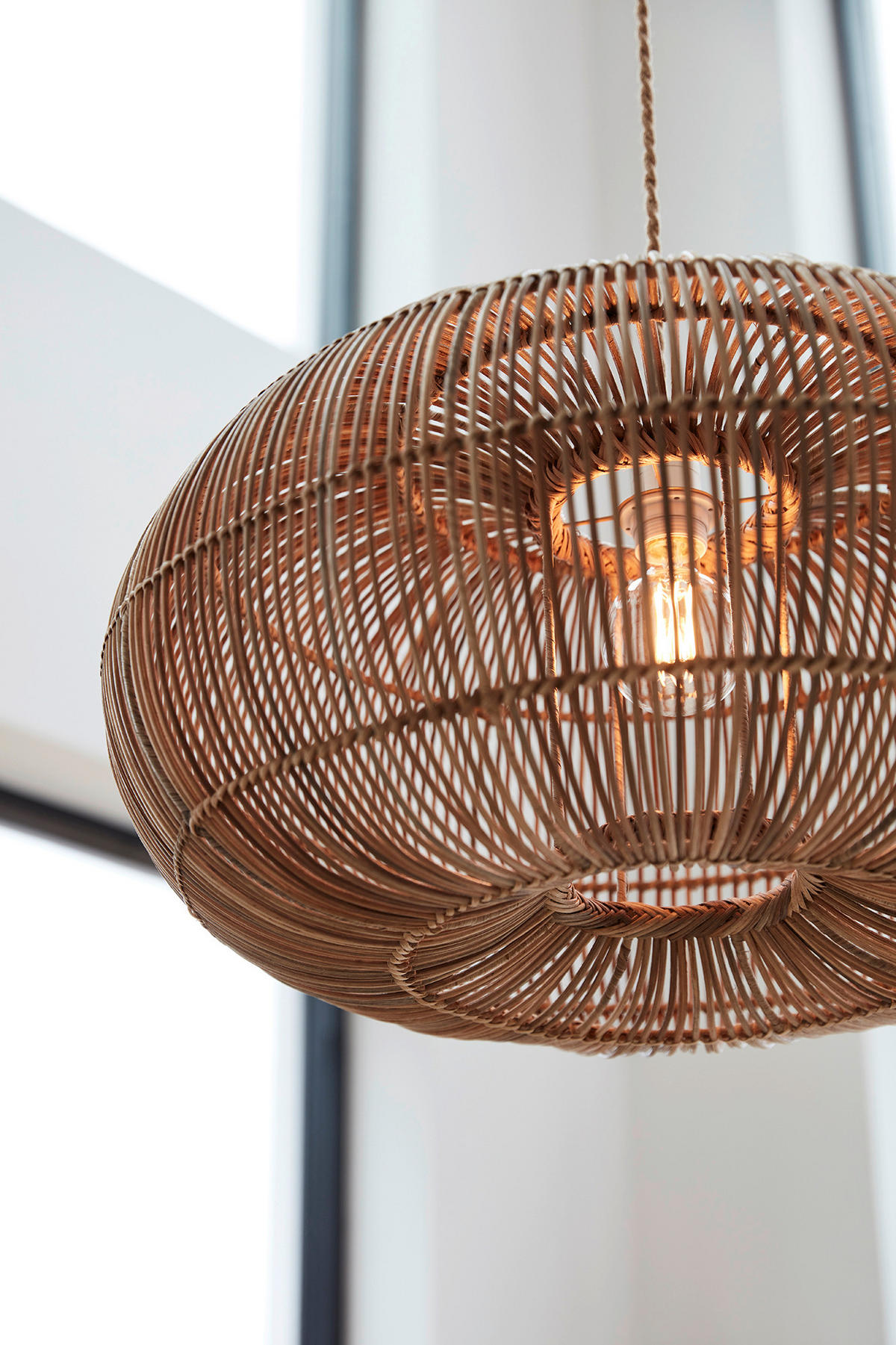 HÄNGELEUCHTE 61/31/61 cm  - Naturfarben, Natur, Naturmaterialien (61/31/61cm)