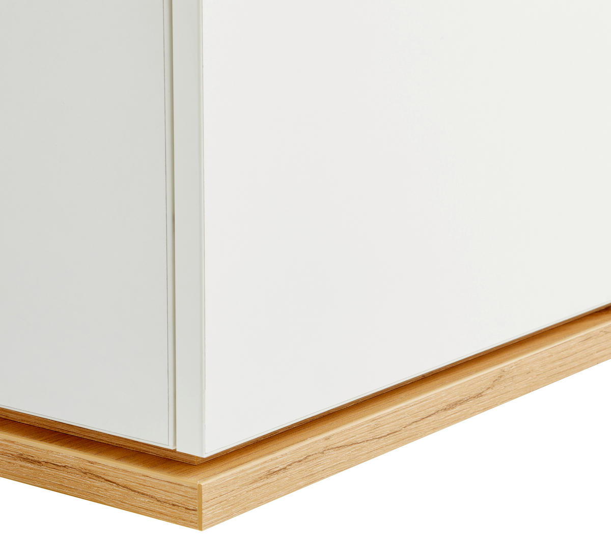 SIDEBOARD 184/93/42 cm  in Weiß, Eiche Artisan  - Schwarz/Weiß, Design, Holzwerkstoff/Kunststoff (184/93/42cm) - Xora