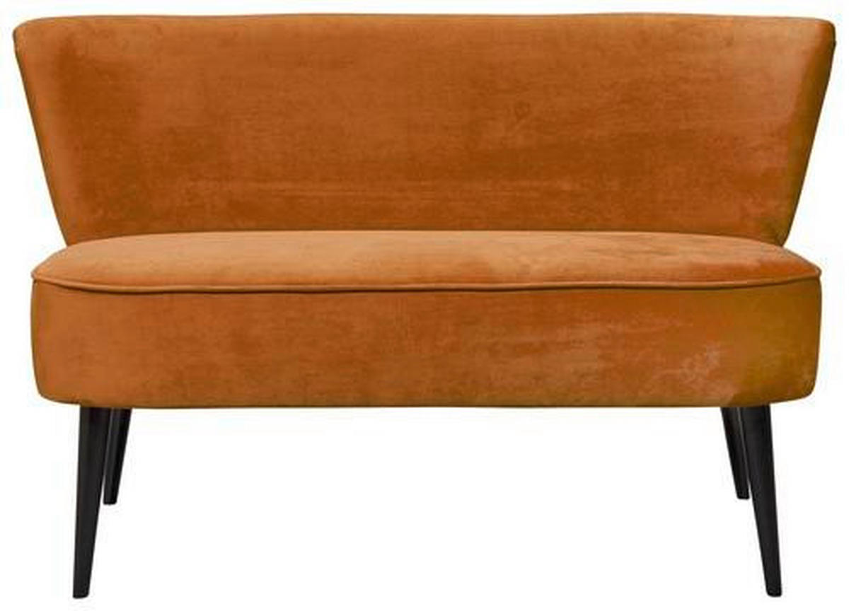 SITZBANK 179/83/75 cm Mikrovelours Goldfarben Holz  - Goldfarben/Schwarz, Trend, Holz/Textil (179/83/75cm) - MID.YOU