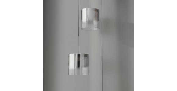 LED-HÄNGELEUCHTE Baia 40/180 cm   - Schwarz, Design, Glas/Metall (40/180cm) - Dieter Knoll