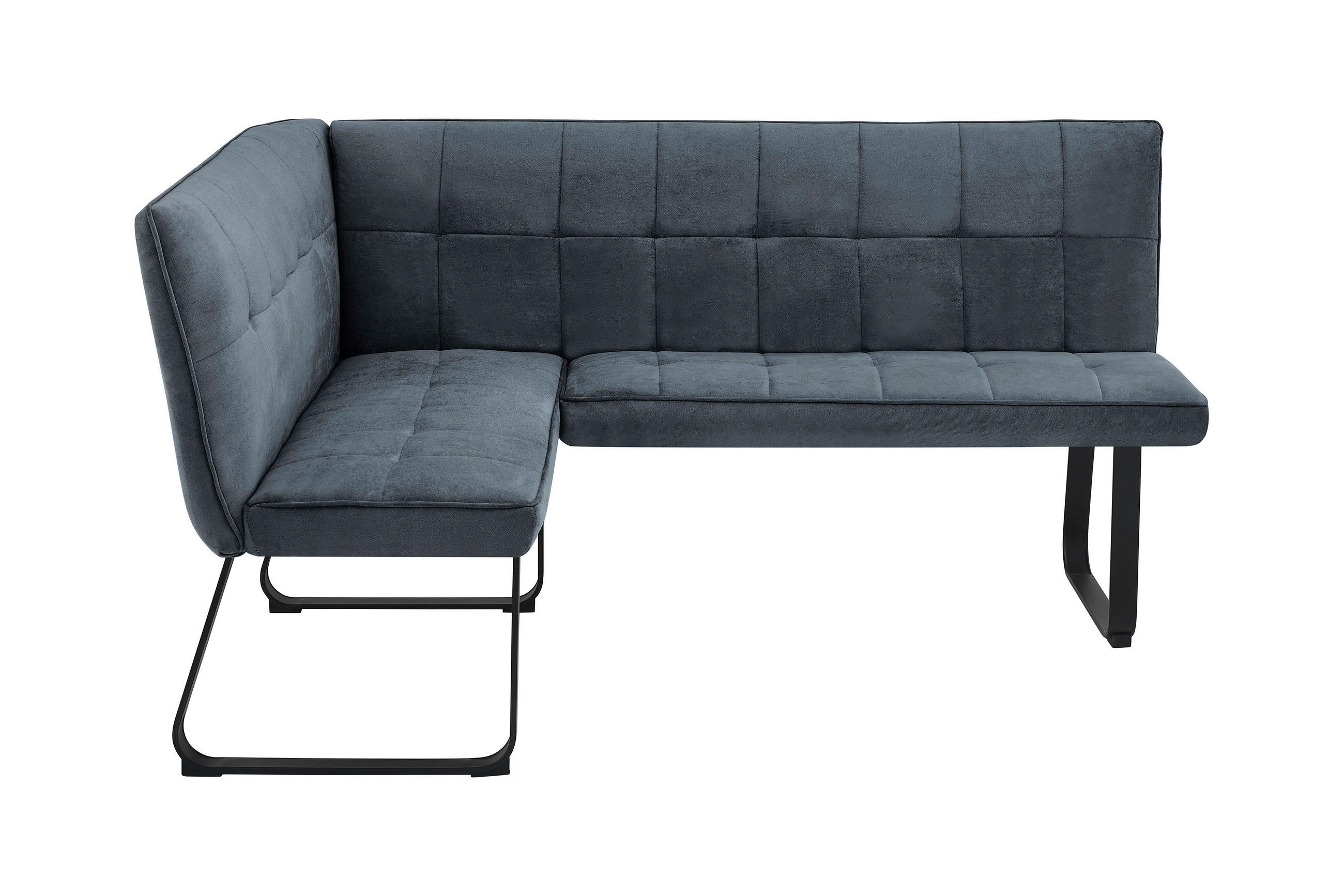 Mid.you Eckbank Dunkelgrau 168x128 cm