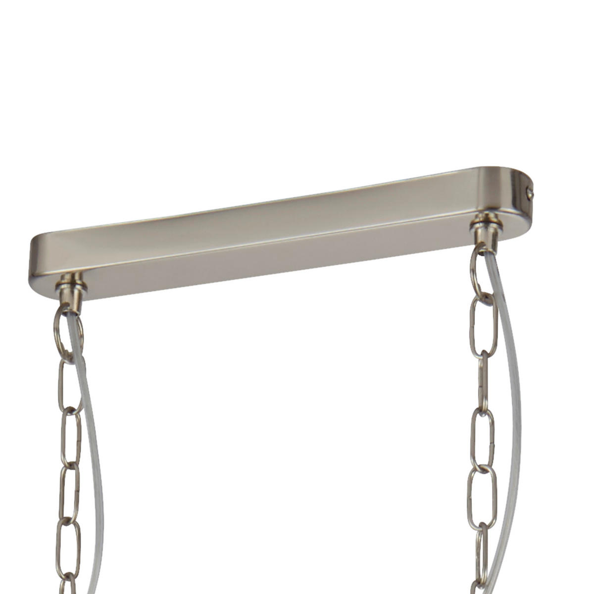 HÄNGELEUCHTE Pyramid 95/87/23 cm   - Silberfarben, KONVENTIONELL, Glas/Metall (95/87/23cm) - Searchlight
