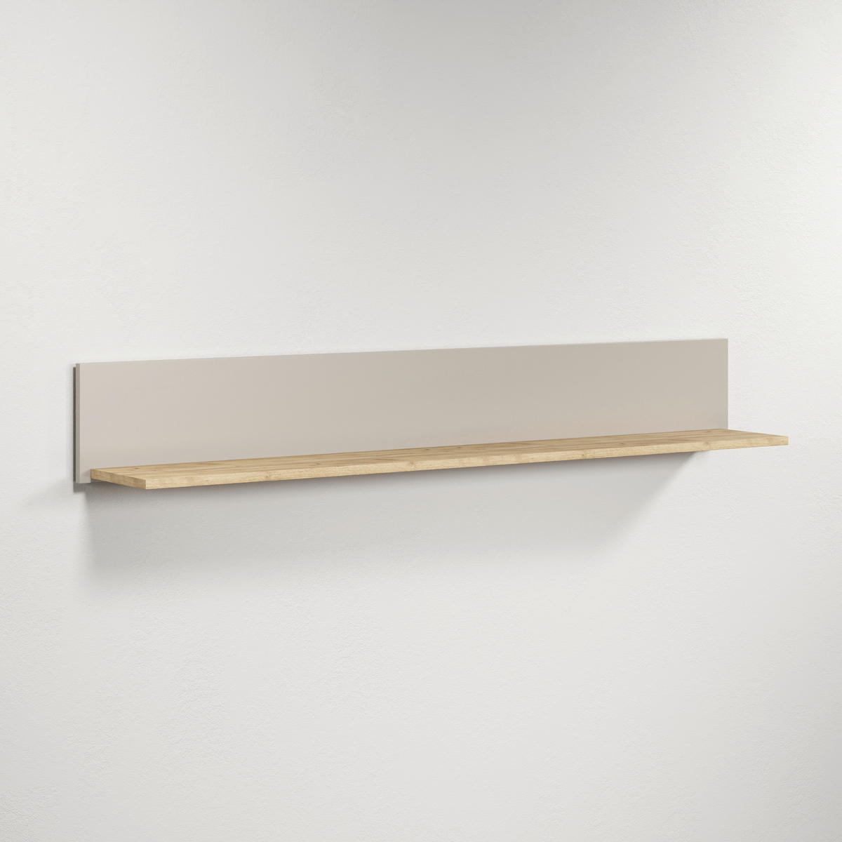 WANDBOARD in 140/20/22 cm Eichefarben, Kaschmir  - Kaschmir/Eichefarben, Basics, Holzwerkstoff (140/20/22cm) - MID.YOU