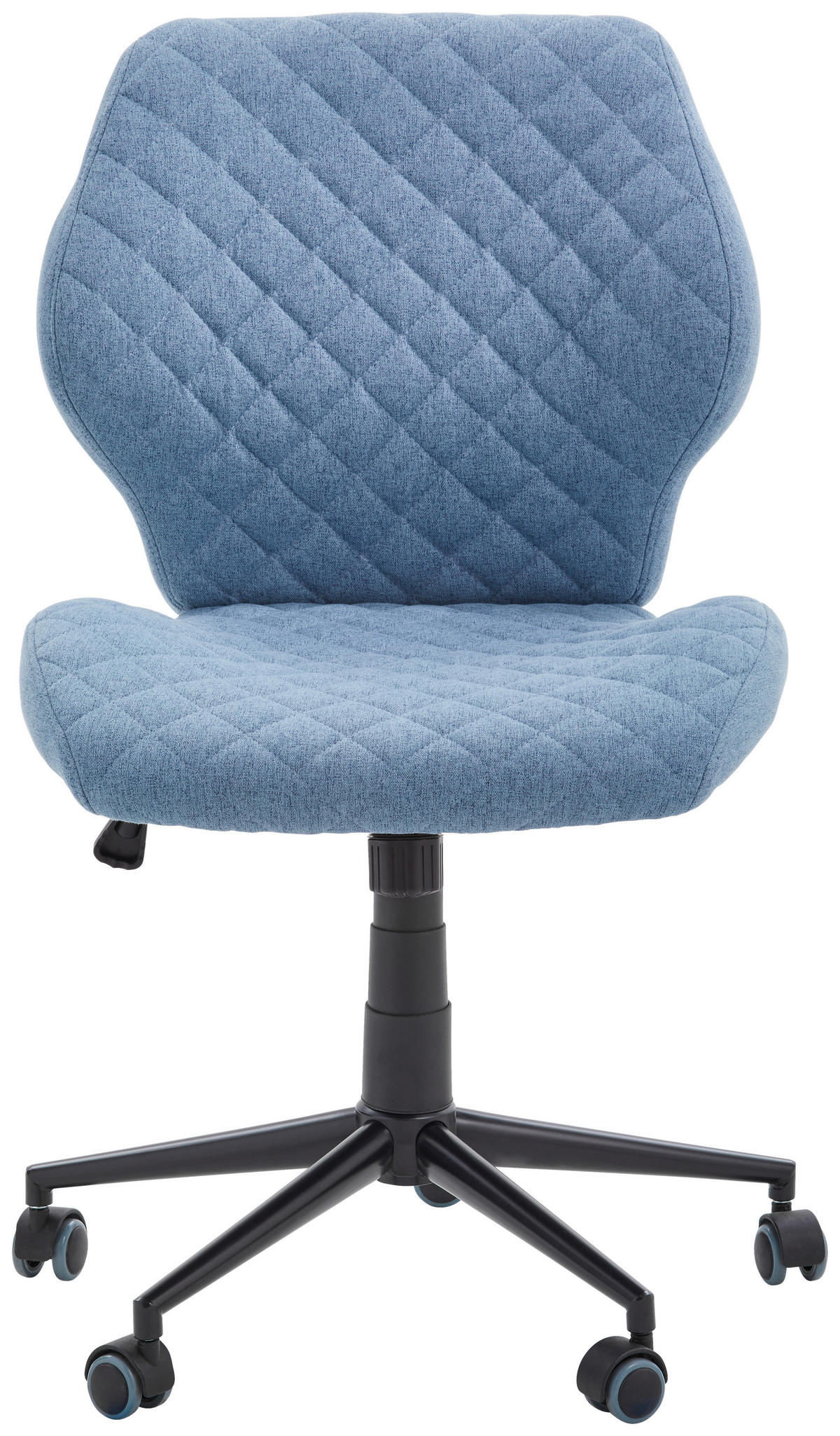 OTOČNÁ STOLIČKA, tkaná textília, modrá - modrá/čierna, Modern, kov/textil (51/90-98/51cm) - Carryhome