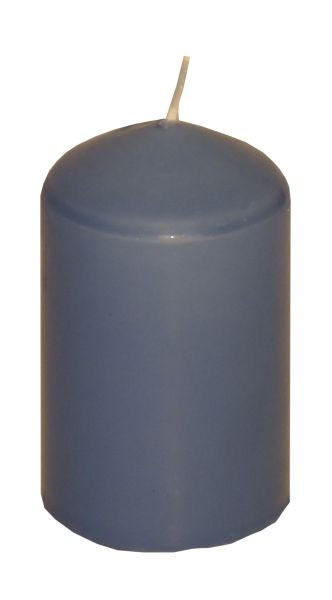 STUMPENKERZE 4,7/8 cm  - Blau, Basics (4,7/8cm) - Steinhart