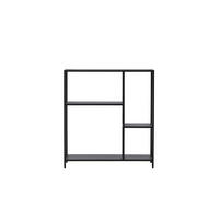 BEISTELLTISCH in Metall 30/80/86 cm  - Schwarz, MODERN, Metall (30/80/86cm) - Livetastic