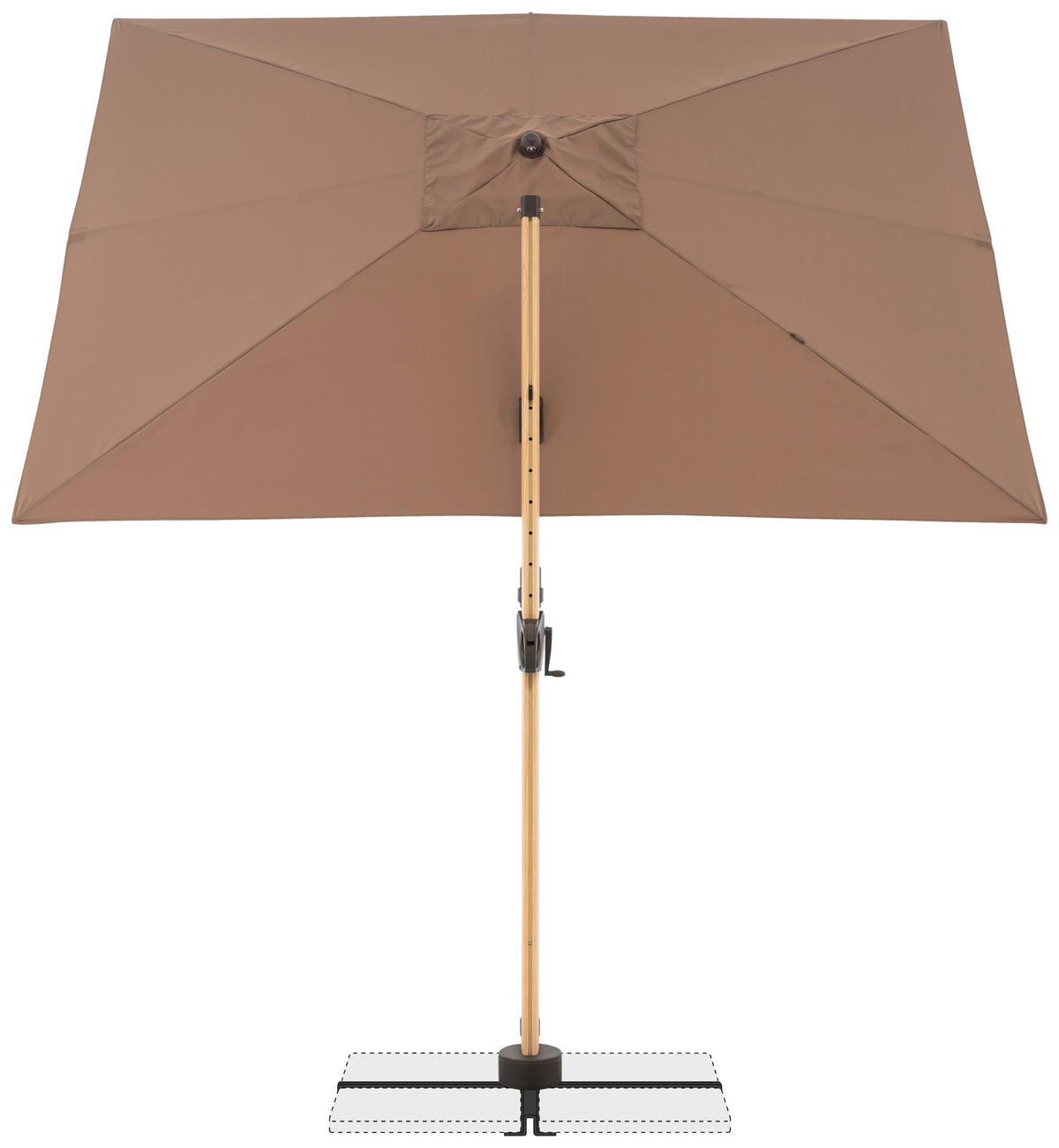 AMPELSCHIRM  300/220 cm  - Greige/Eschefarben, Basics, Textil/Metall (300/220cm) - Doppler