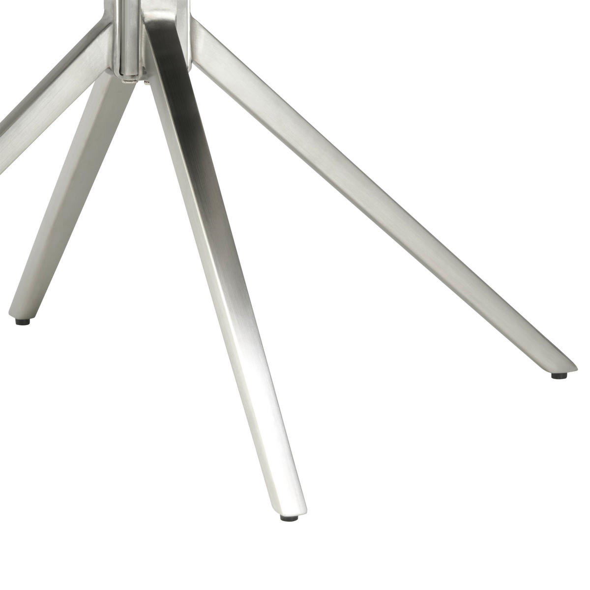 ARMLEHNSTUHL  in Edelstahl Webstoff, Mikrofaser  - Taupe/Edelstahlfarben, KONVENTIONELL, Textil/Metall (59,5/90,5/64,5cm) - Livetastic