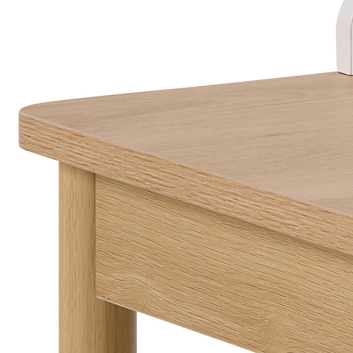 SCHREIBTISCH 110/50/75 cm Weiß, Eichefarben  - Eichefarben/Weiß, MODERN, Holzwerkstoff/Metall (110/50/75cm) - MID.YOU