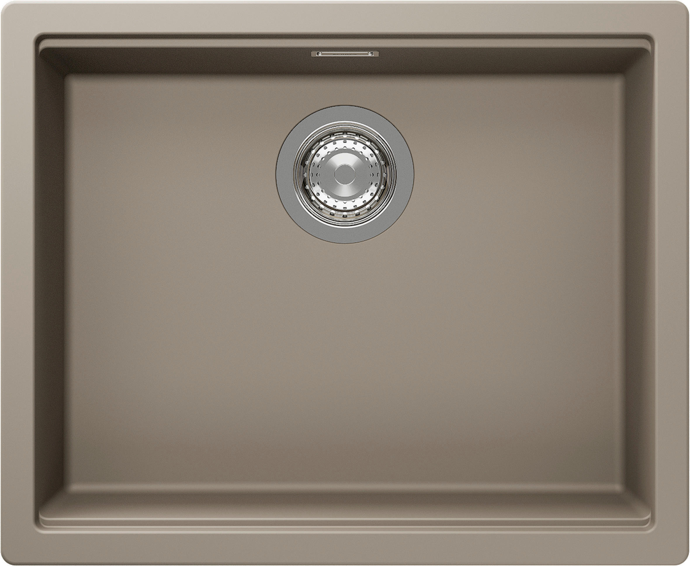 SPÜLE KIRN100LUTWI  - Beige, Basics, Stein (55,6/28,9/45,6cm) - Schock