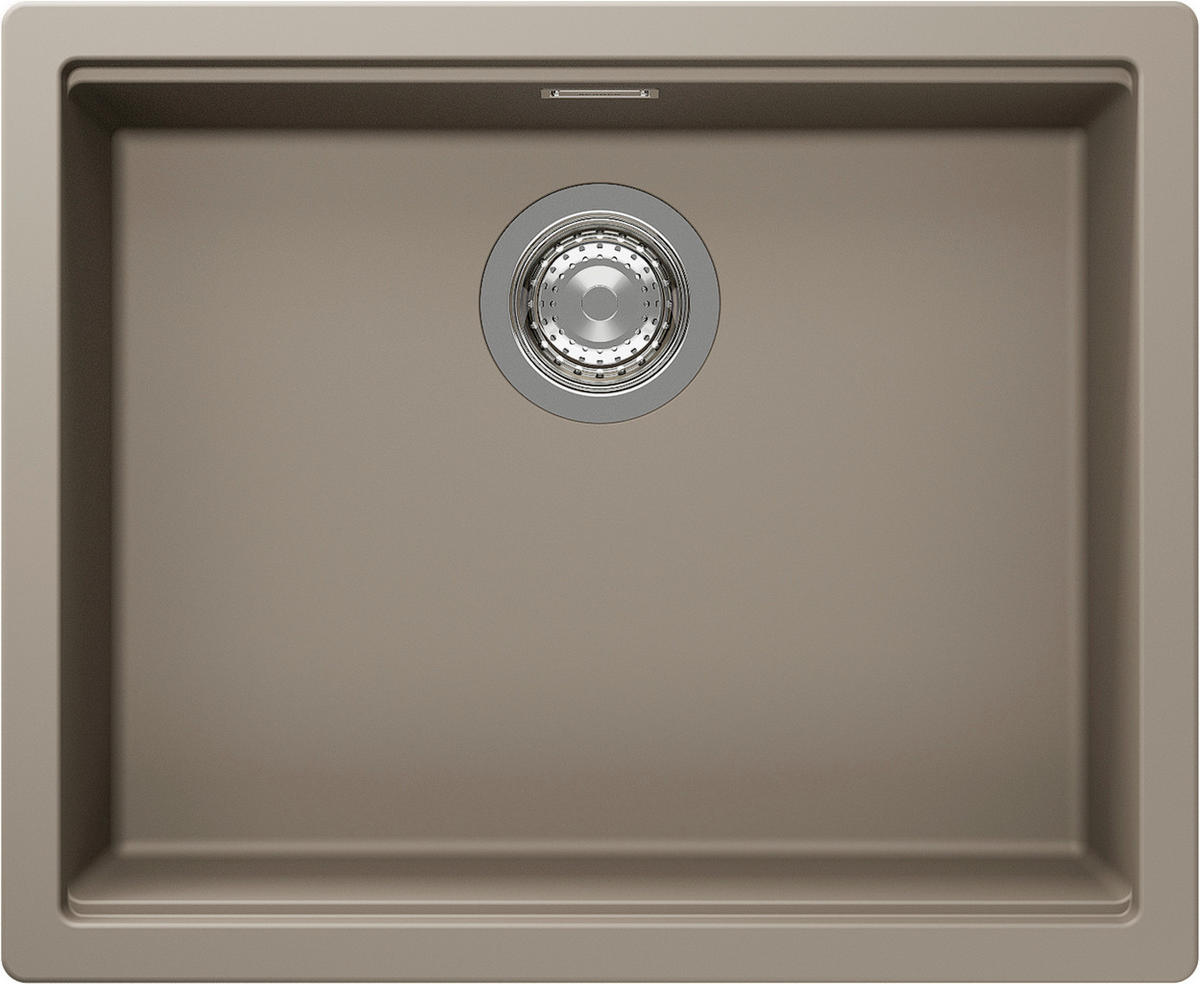 SPÜLE KIRN100LUTWI  - Beige, Basics, Stein (55,6/28,9/45,6cm) - Schock