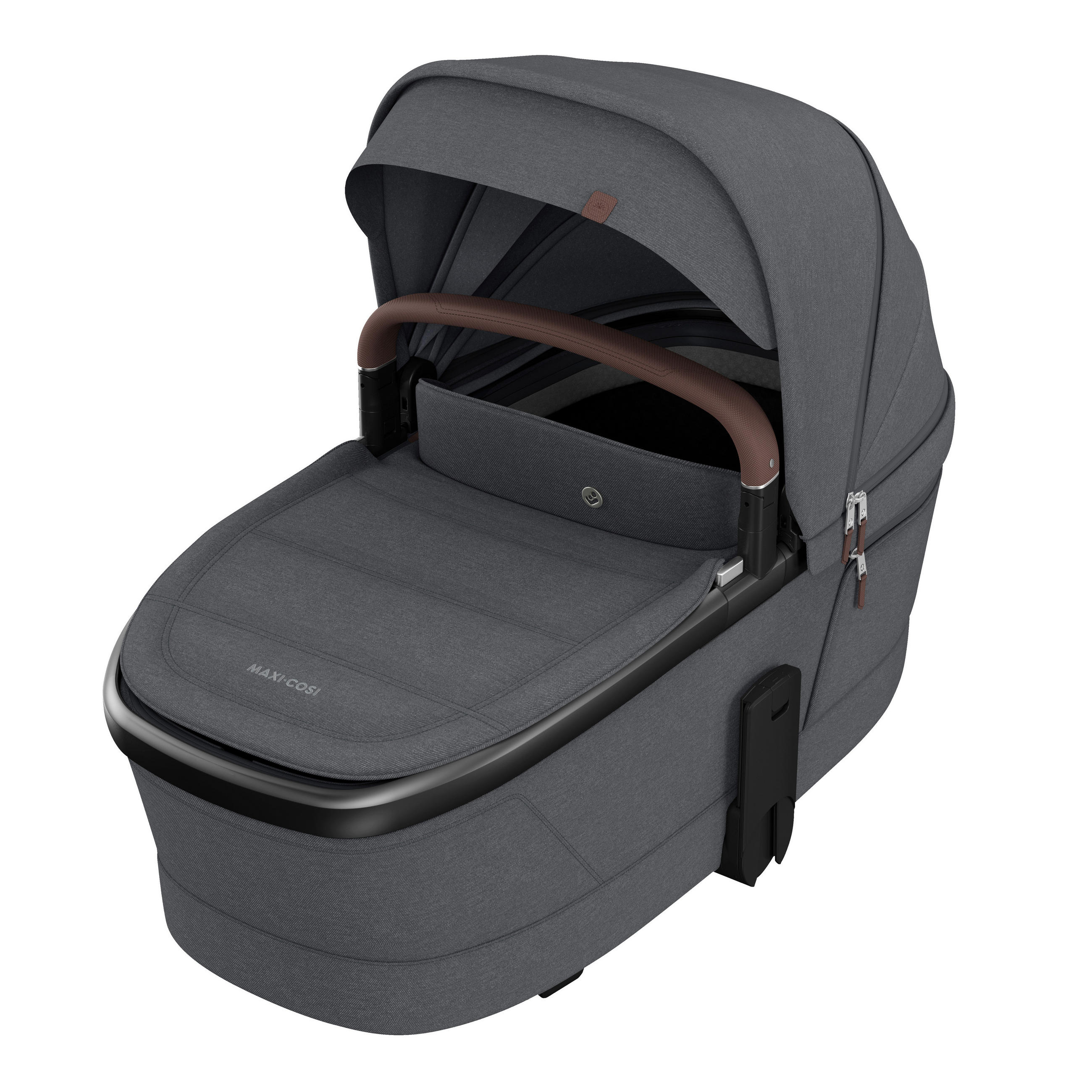 LIEGEWANNE - Graphitfarben, Basics, Textil (42,5/64,5/87cm) - Maxi-Cosi