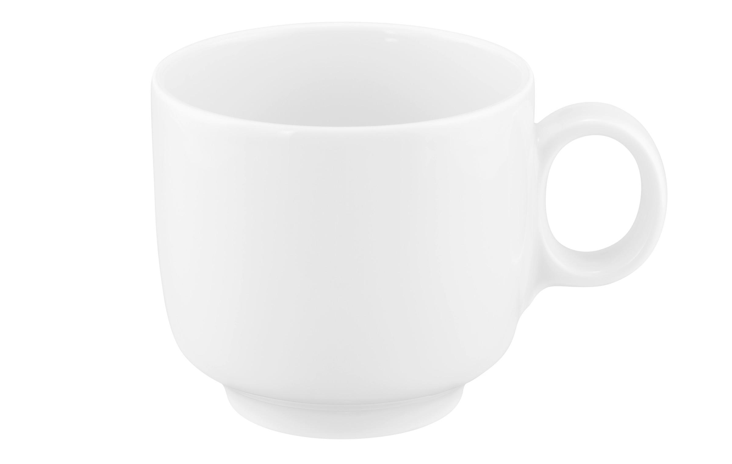 CAPPUCCINOTASSE - Weiß, KONVENTIONELL, Keramik (0,30l) - Seltmann Weiden