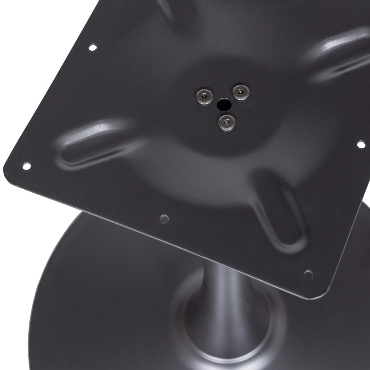 TISCHGESTELL in Metall 60/60/72 cm   - Schwarz, MODERN, Metall (60/60/72cm) - Livetastic