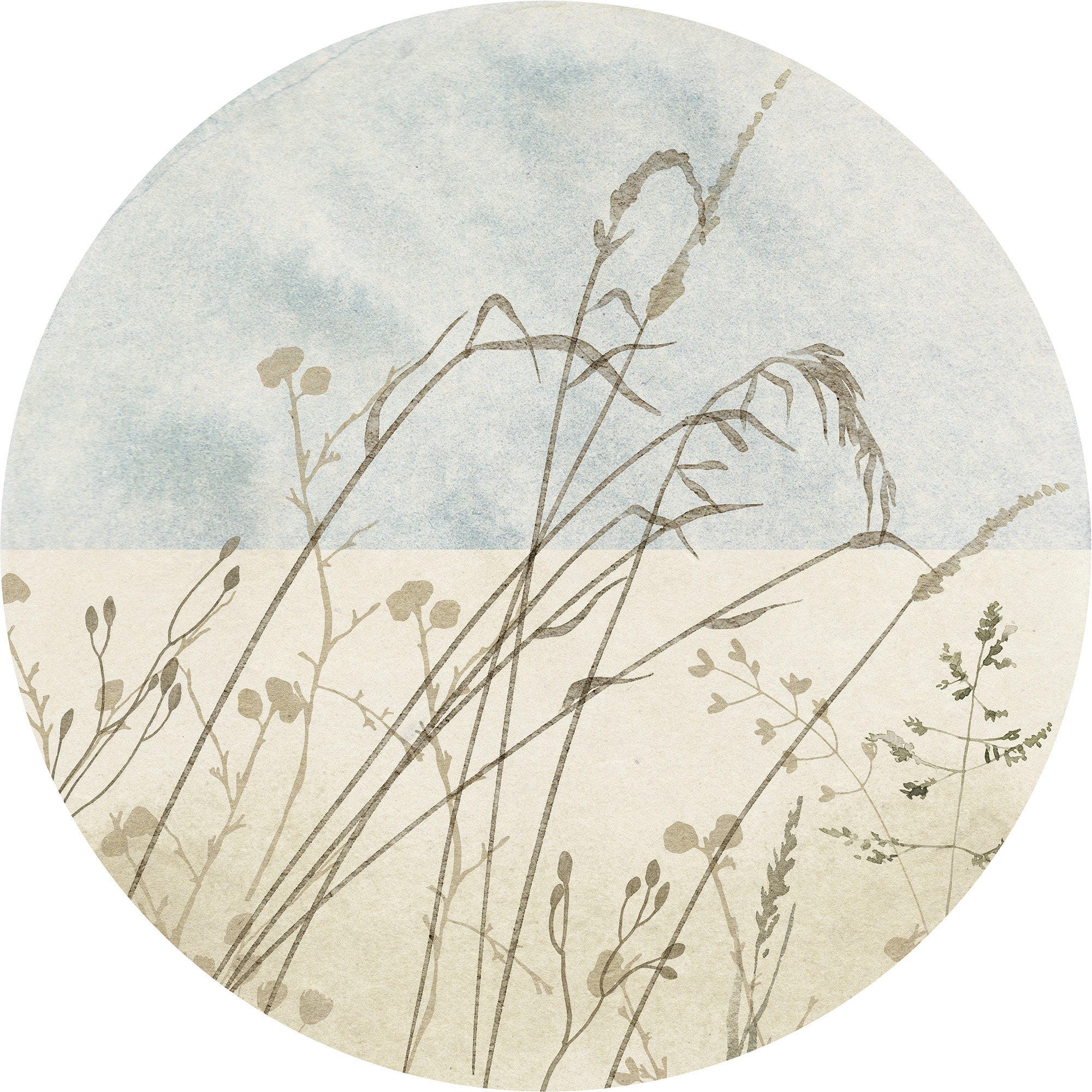 FOTOTAPETE - Blau/Braun, Trend (125cm) - Xora