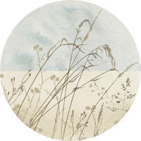 FOTOTAPETE  - Blau/Braun, Trend (125cm) - Xora