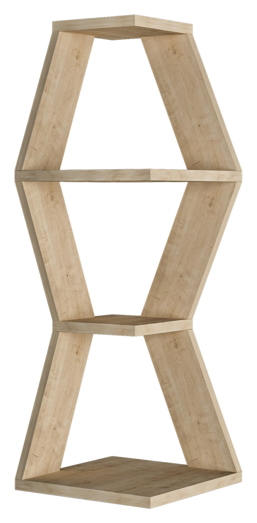 WANDBOARD Eichefarben  - Eichefarben, Design, Holzwerkstoff (30/86/30cm) - Livetastic