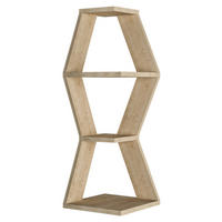 WANDBOARD in 30/86/30 cm Eichefarben  - Eichefarben, Design, Holzwerkstoff (30/86/30cm) - Livetastic