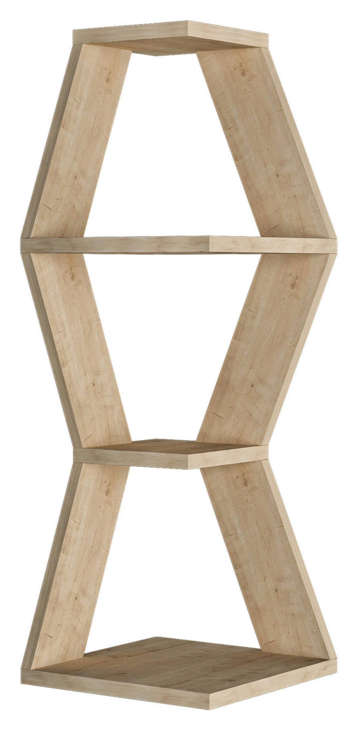 WANDBOARD in 30/86/30 cm Eichefarben  - Eichefarben, Design, Holzwerkstoff (30/86/30cm) - Livetastic