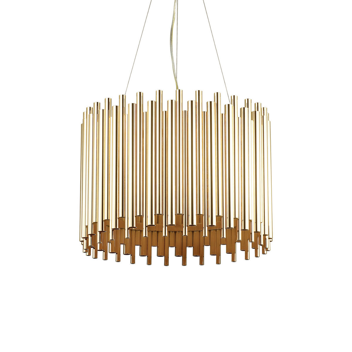 HÄNGELEUCHTE 47/50/151 cm   - Goldfarben, KONVENTIONELL, Metall (47/50/151cm) - Ideal Lux