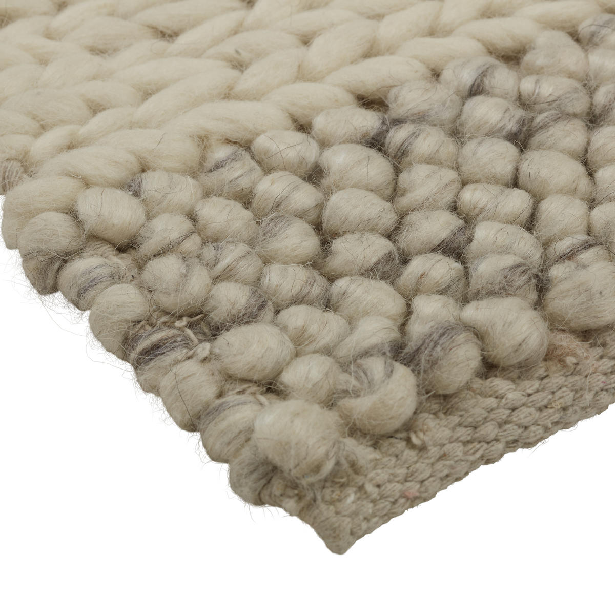 HANDWEBETEPPICH Nordic 130/190 cm Nordic  - Grau, Natur, Textil (130/190cm) - Linea Natura