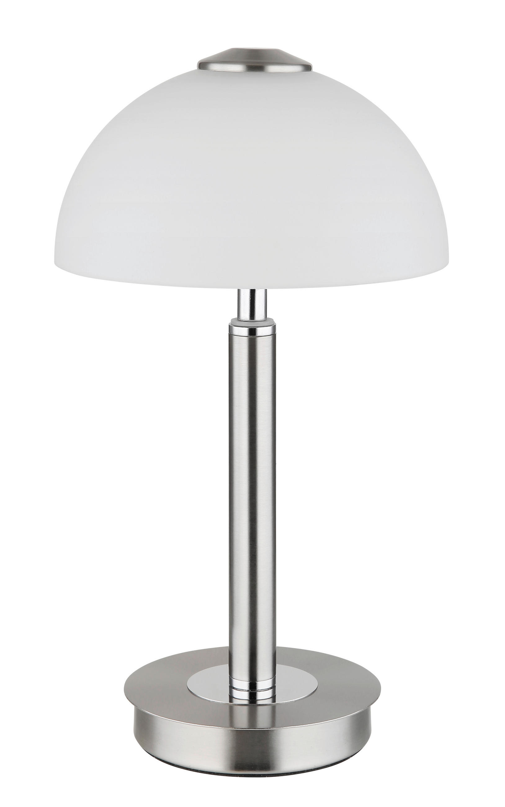 LED-TISCHLEUCHTE 25/45 cm   - Chromfarben/Schwarz, Basics, Glas/Kunststoff (25/45cm) - Globo