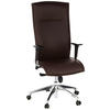 DREHSTUHL Lederlook Dunkelbraun  - Dunkelbraun/Schwarz, MODERN, Leder/Kunststoff (59/133/52cm) - MID.YOU