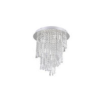 PLAFONIERĂ CU LED - culoare crom/transparent, Basics, plastic/metal (45/50cm)