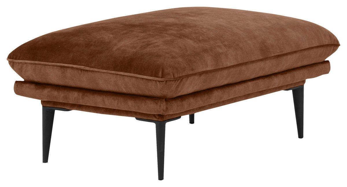 PALL i trä, textil kopparfärgad  - svart/kopparfärgad, Design, metall/trä (60/44/90cm) - Niels Andersson