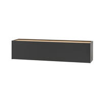 HÄNGEELEMENT Anthrazit, Eiche Wotan  - Anthrazit/Eiche Wotan, Design, Holzwerkstoff (150/35/30cm) - Modante