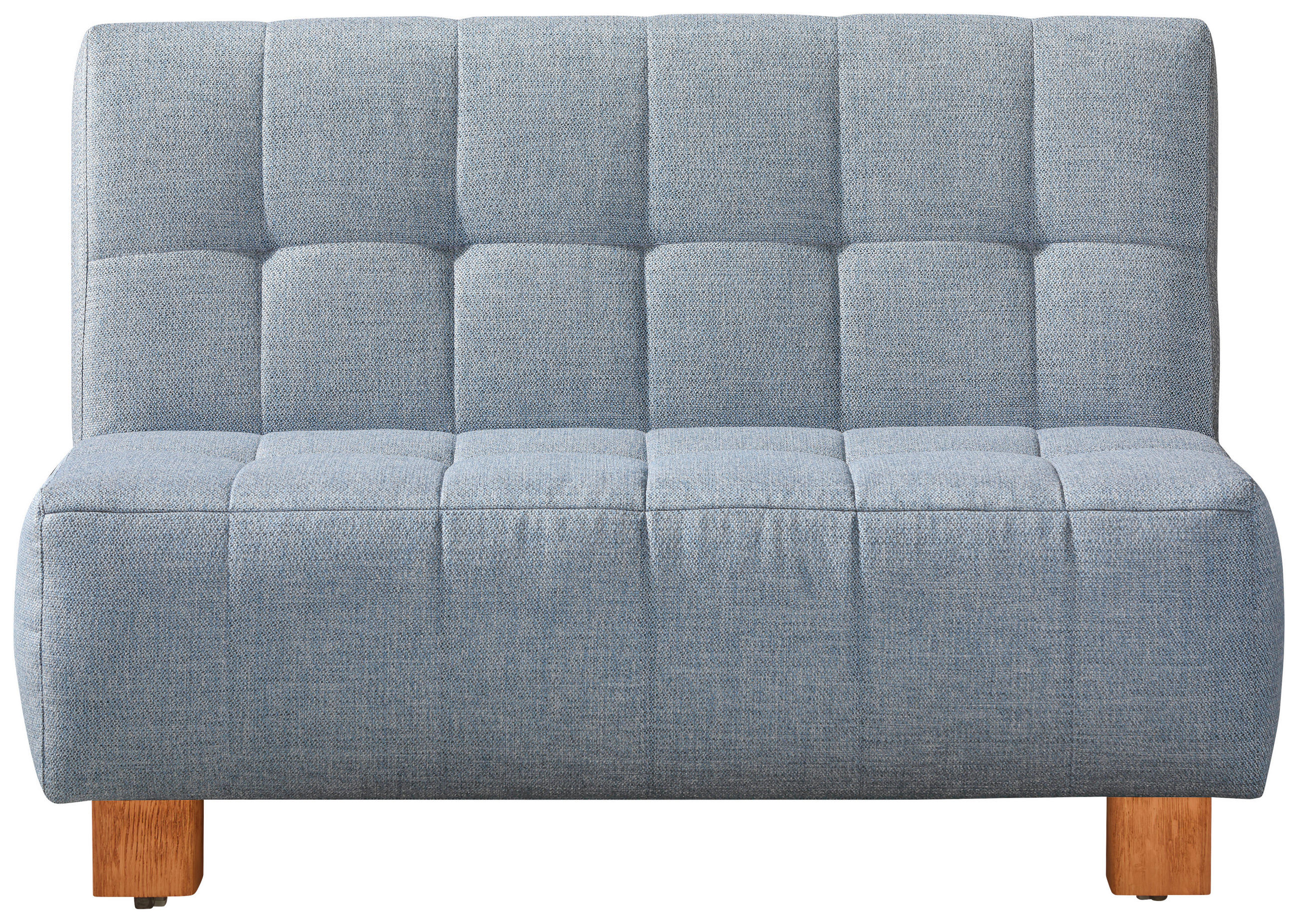 SCHLAFSOFA Hellblau  - Naturfarben/Hellblau, Design, Holz/Textil (125/92/102cm) - Novel