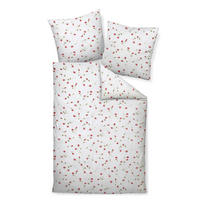 BETTWÄSCHE Tango Seersucker 155/220 cm  - Hellrot, Basics, Textil (155/220cm) - Janine