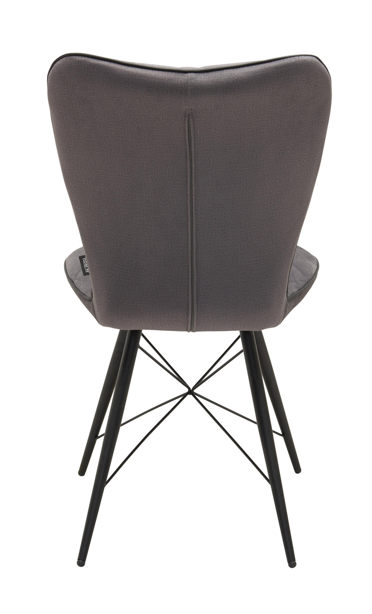 STOLICA  siva, crna  metal, tekstil      - siva/crna, Design, metal/tekstil (49/90/61cm) - Hom`in