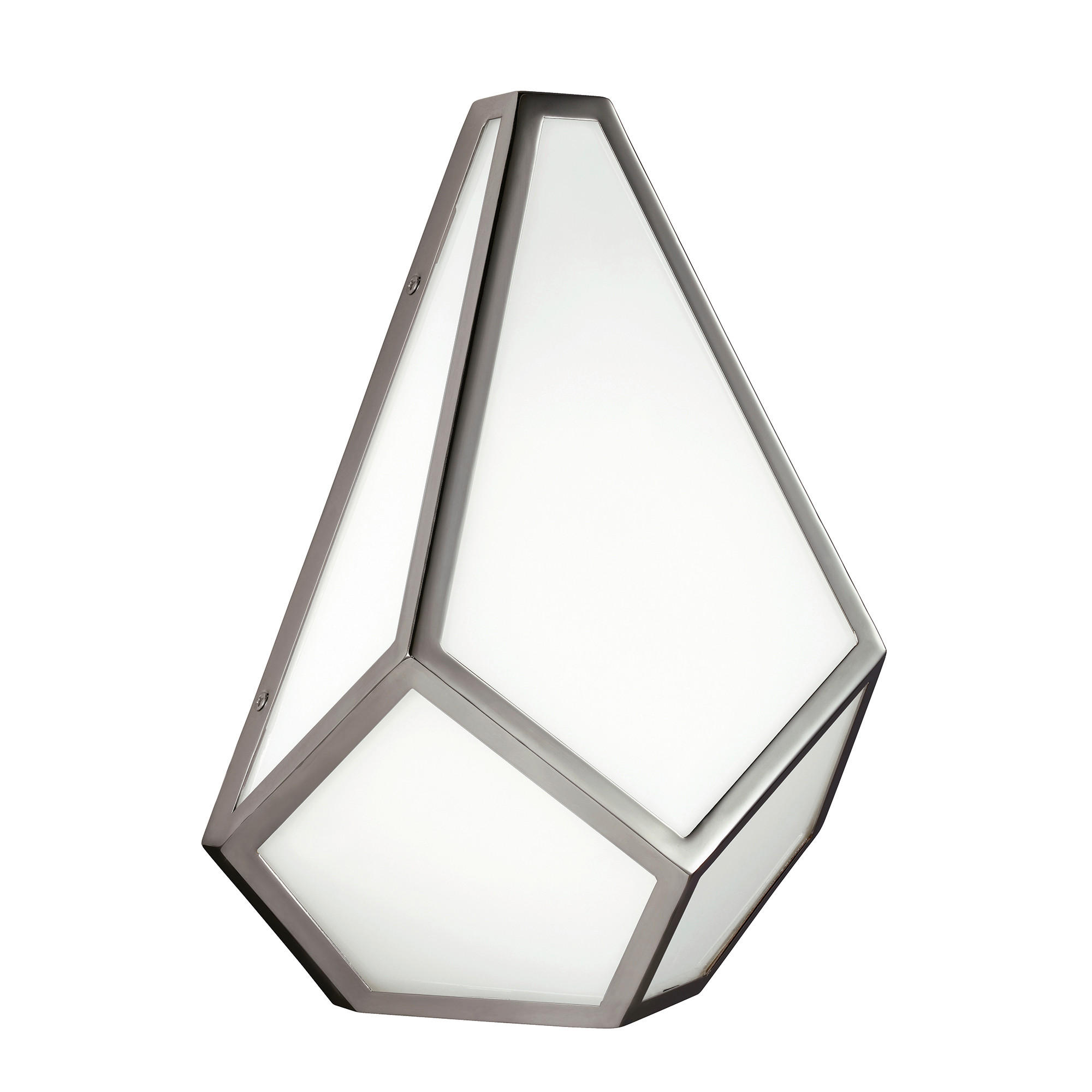 SVJETILJKA ZIDNA Diamond  - boje nikla, Basics, metal (22,9/13,3/30,5cm) - Elstead Lighting