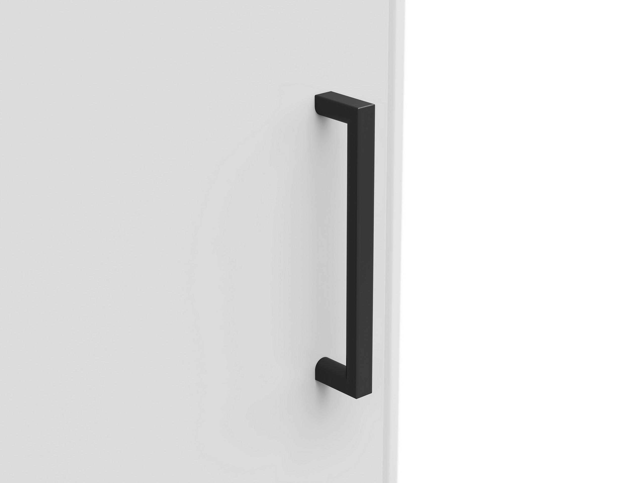 ECKSCHRANK 71,5/195/71,5 cm Weiß - Schwarz/Weiß, MODERN, Holzwerkstoff/Kunststoff (71,5/195/71,5cm) - Carryhome