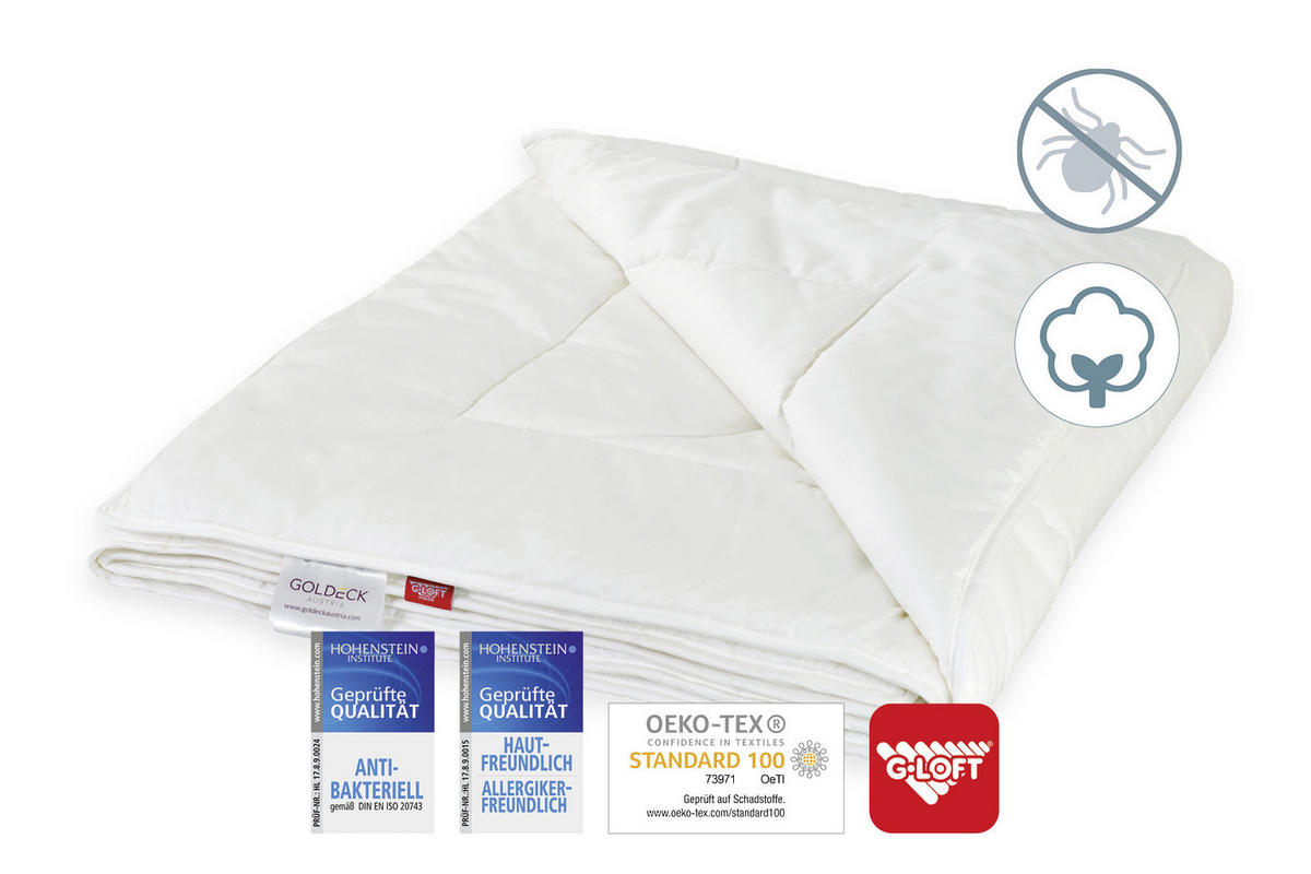 SOMMERDECKE 140/220 cm  - Champagner, Basics, Textil (140/220cm) - Goldeck Austria