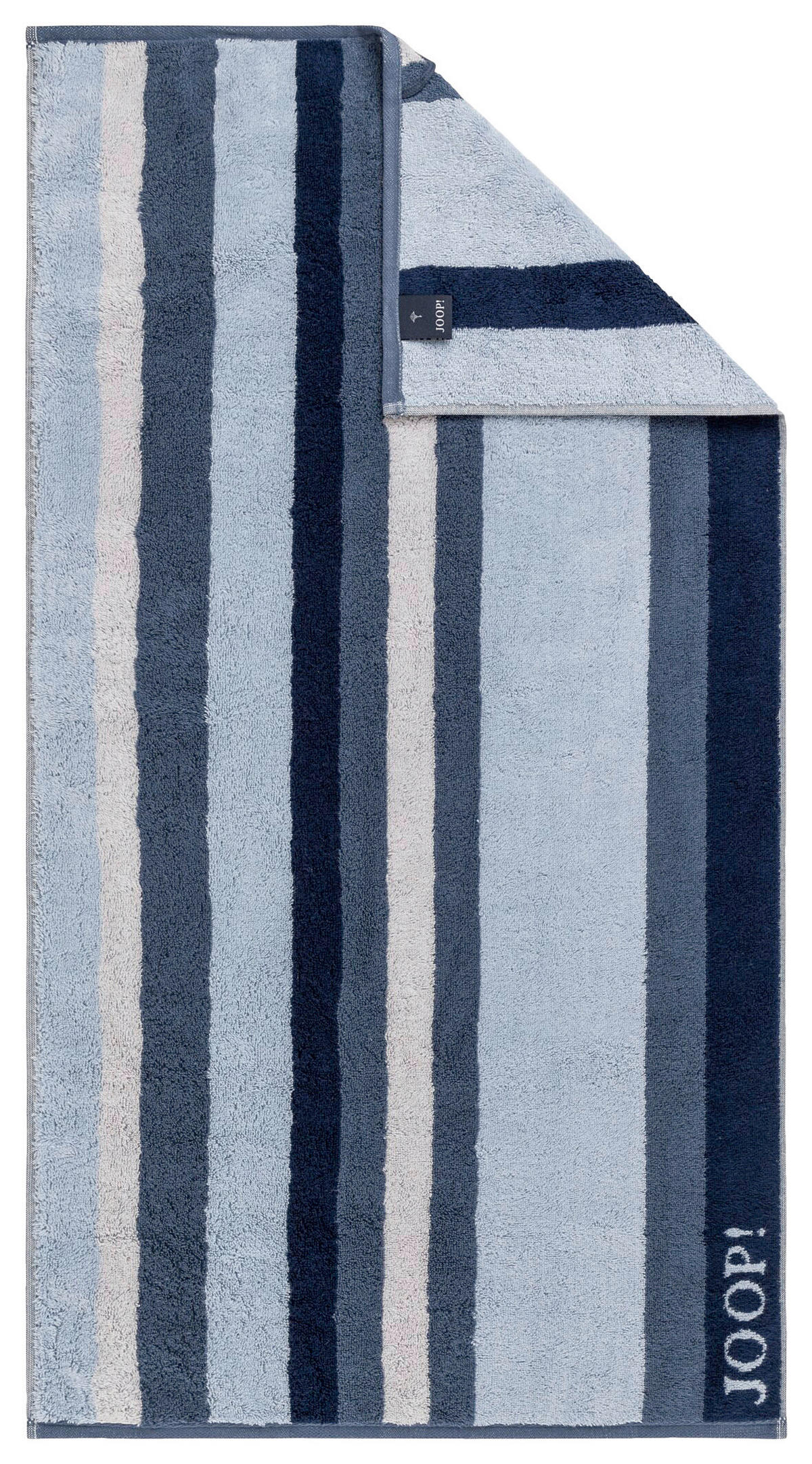 HANDTUCH 50/100 cm VIBE STREIFEN Blau  - Blau, Basics, Textil (50/100cm) - Joop!