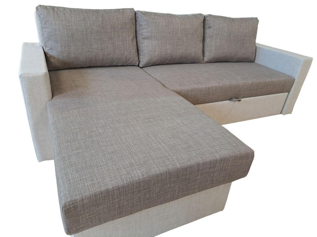 SJEDEĆA GARNITURA drvni materijal, drvo  bež, smeđa   - boje hrasta/bež, Design, drvni materijal/drvo (155/230cm) - Xora