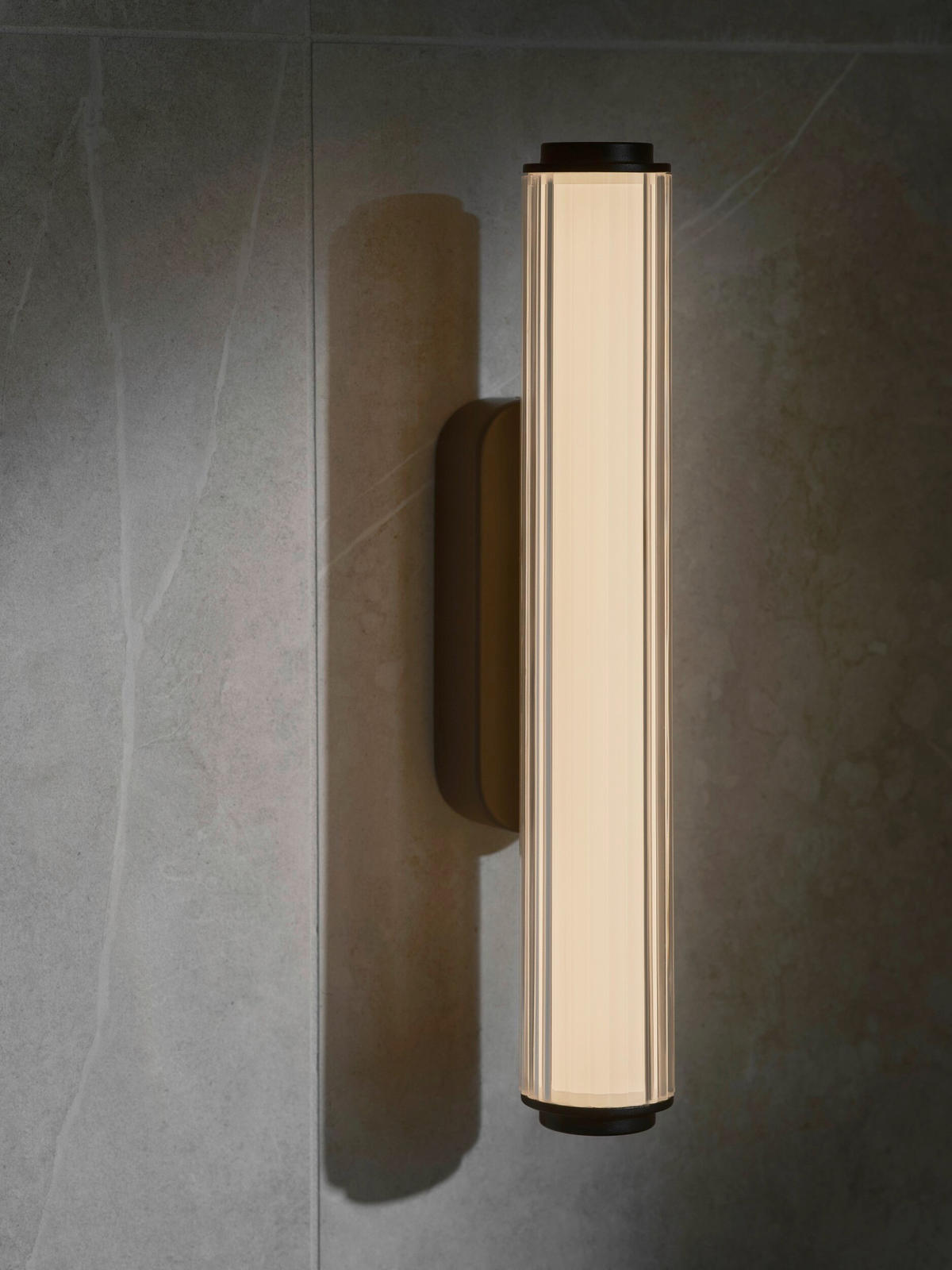 BADEZIMMER-WANDLEUCHTE Virelle  - Schwarz, Design, Kunststoff (32/5,5/10cm) - Nordlux