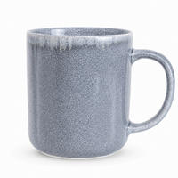 KAFFEEBECHERSET Toska 4-teilig  - Blaugrau, Basics, Keramik - Van Well