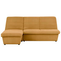 ECKSOFA in Webstoff Senfgelb  168/214 cm  - Senfgelb/Schwarz, Design, Kunststoff/Textil (168/214cm) - LOOKS by W.Joop