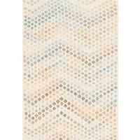 VINTAGE-TEPPICH Ondea Zigira 130/190 cm  in Creme, Pastellblau, Cognac  - Pastellblau/Cognac, Trend, Kunststoff/Textil (130/190cm) - Lindorug